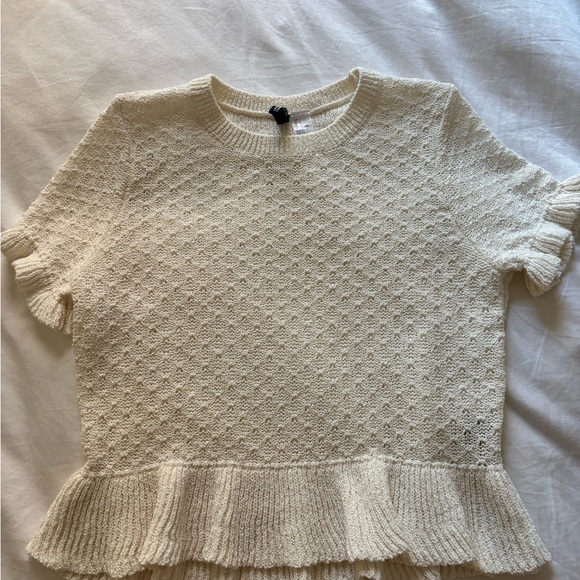 Divided Off-White Textured Sweater - Picture 1 of 2